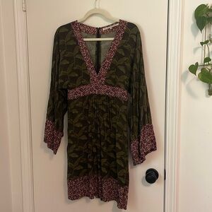 pistachio green satin dress Rachel Green Yellow Embroidered Dress Friends TV Show – LausenCrafts main image 1